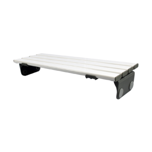 White slatted bath board with adjustable secure fittings